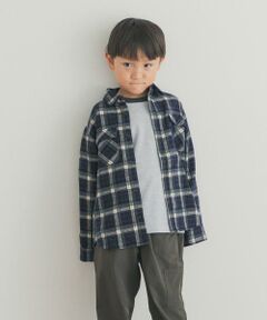 URBAN RESEARCH DOORS / アーバンリサーチ ドアーズ トップス | 『150サイズあり』ネルチェックオーバーサイズシャツ(KIDS)