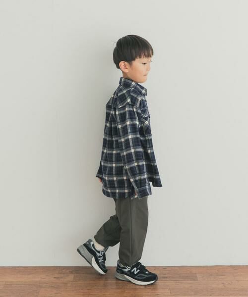 URBAN RESEARCH DOORS / アーバンリサーチ ドアーズ トップス | 『150サイズあり』ネルチェックオーバーサイズシャツ(KIDS) | 詳細12