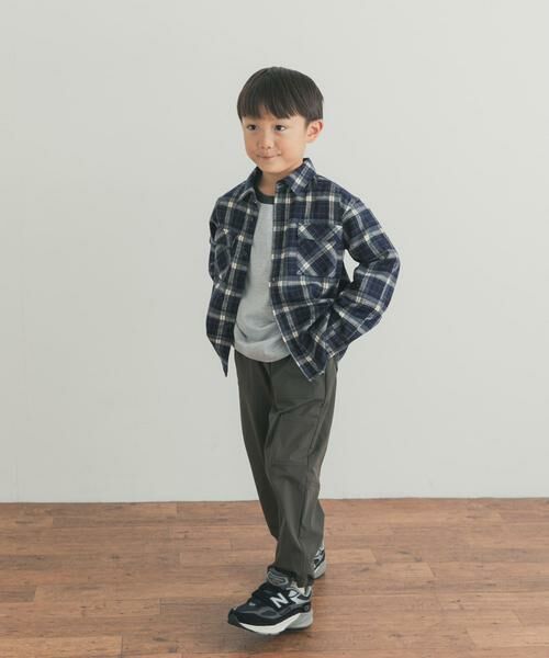 URBAN RESEARCH DOORS / アーバンリサーチ ドアーズ トップス | 『150サイズあり』ネルチェックオーバーサイズシャツ(KIDS) | 詳細17