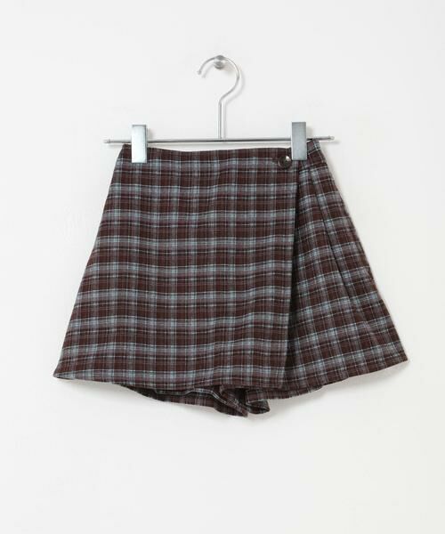 URBAN RESEARCH DOORS / アーバンリサーチ ドアーズ パンツ | 『150サイズあり』チェックラップキュロット(KIDS) | 詳細10