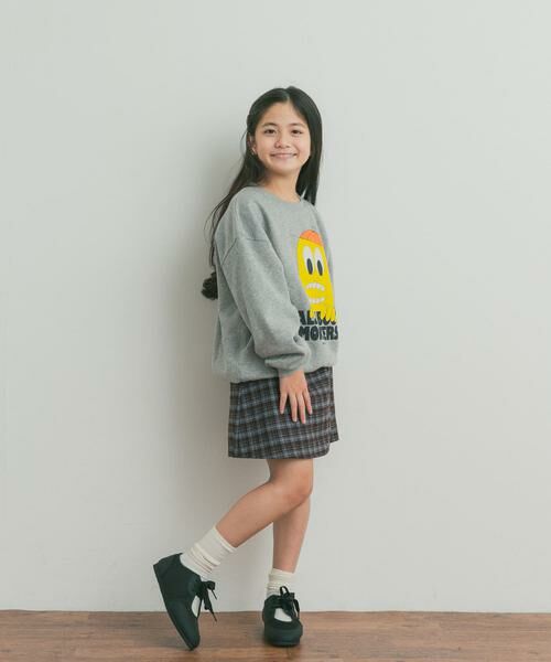 URBAN RESEARCH DOORS / アーバンリサーチ ドアーズ パンツ | 『150サイズあり』チェックラップキュロット(KIDS) | 詳細2