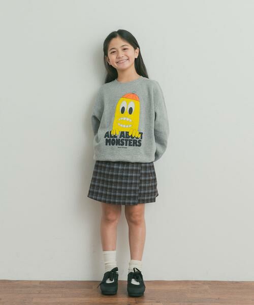 URBAN RESEARCH DOORS / アーバンリサーチ ドアーズ パンツ | 『150サイズあり』チェックラップキュロット(KIDS) | 詳細3