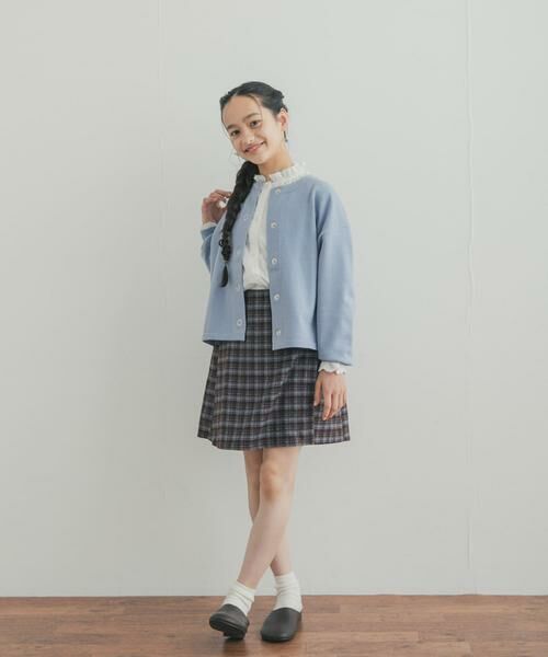 URBAN RESEARCH DOORS / アーバンリサーチ ドアーズ パンツ | 『150サイズあり』チェックラップキュロット(KIDS) | 詳細7