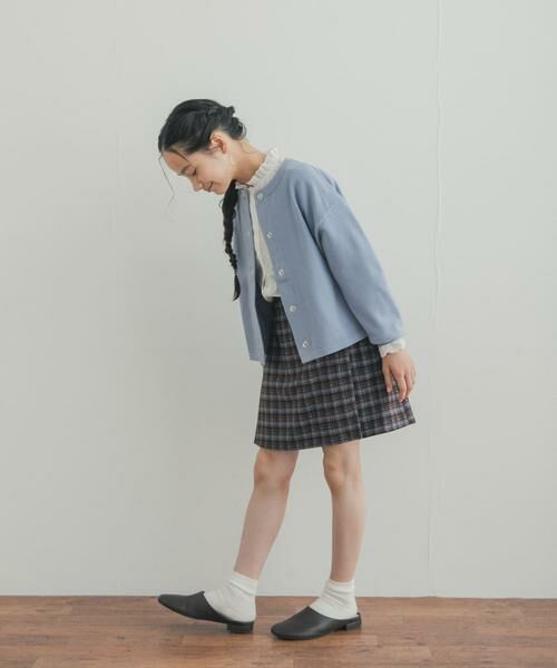 URBAN RESEARCH DOORS / アーバンリサーチ ドアーズ パンツ | 『150サイズあり』チェックラップキュロット(KIDS) | 詳細8