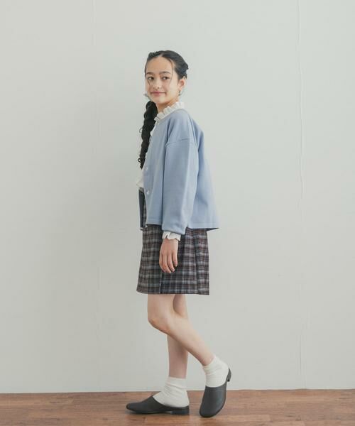 URBAN RESEARCH DOORS / アーバンリサーチ ドアーズ パンツ | 『150サイズあり』チェックラップキュロット(KIDS) | 詳細9