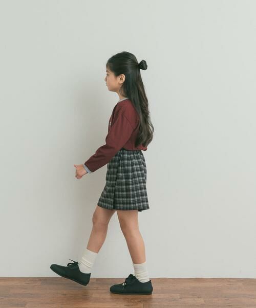 URBAN RESEARCH DOORS / アーバンリサーチ ドアーズ パンツ | 『150サイズあり』チェックラップキュロット(KIDS) | 詳細25