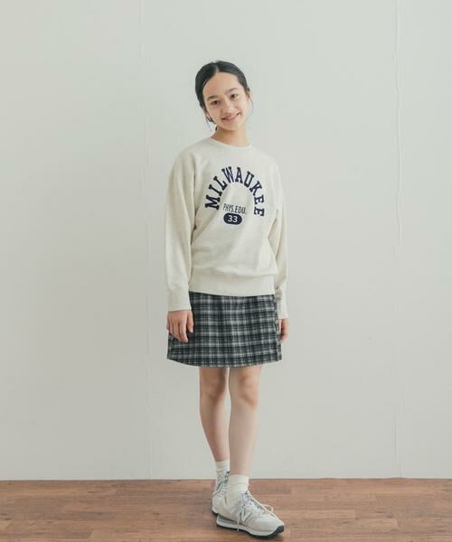 URBAN RESEARCH DOORS / アーバンリサーチ ドアーズ パンツ | 『150サイズあり』チェックラップキュロット(KIDS) | 詳細16