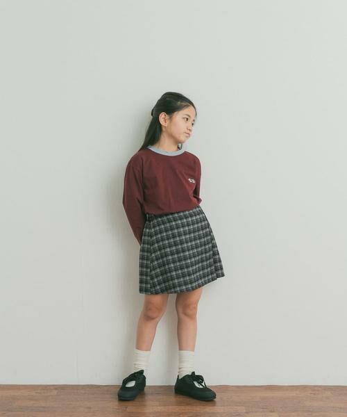 URBAN RESEARCH DOORS / アーバンリサーチ ドアーズ パンツ | 『150サイズあり』チェックラップキュロット(KIDS) | 詳細20