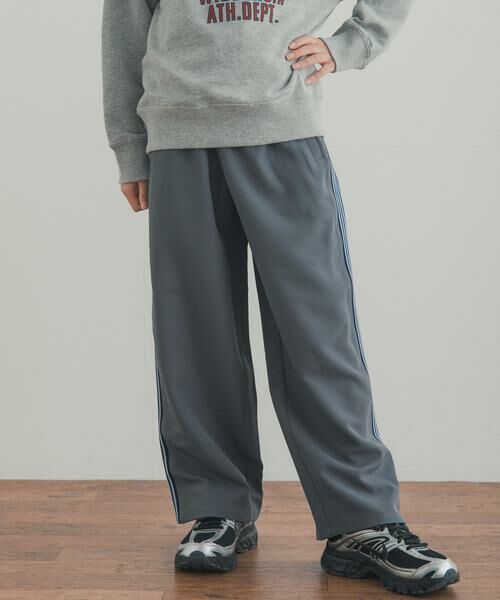 URBAN RESEARCH DOORS / アーバンリサーチ ドアーズ パンツ | 『150サイズ』サイドラインパンツ(KIDS)（ブルー）