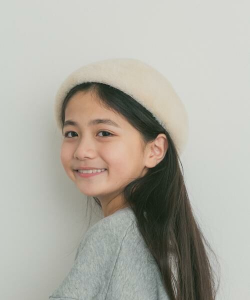 URBAN RESEARCH DOORS / アーバンリサーチ ドアーズ 服飾雑貨 | ショートファーベレー帽(KIDS)（アイボリー）
