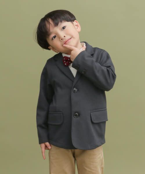 ＊＊URBAN RESEARCH DOORS / アーバンリサーチ ドアーズ アウター | セレモニーポンチジャケット(KIDS)（チャコール）