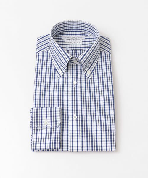 ＊＊URBAN RESEARCH DOORS / アーバンリサーチ ドアーズ シャツ・ブラウス | LIFE STYLE TAILOR　BD プレミアムコットン（BLUE-CH）