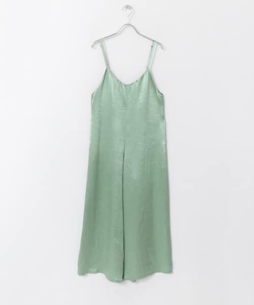 ＊＊URBAN RESEARCH DOORS / アーバンリサーチ ドアーズ サロペット・オールインワン | thint　クラッシュサテンサロペット（MINT）