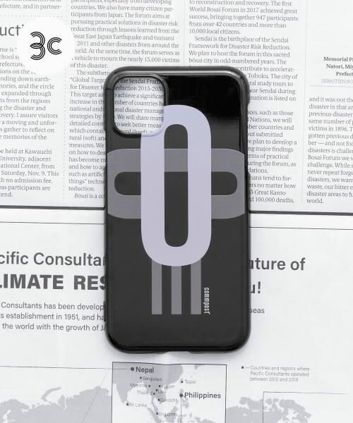 ＊＊URBAN RESEARCH DOORS / アーバンリサーチ ドアーズ その他雑貨 | commpost　iPhoneXI CASE moji（Black）