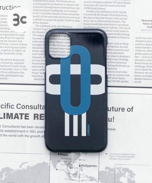 ＊＊URBAN RESEARCH DOORS / アーバンリサーチ ドアーズ その他雑貨 | commpost　iPhoneXI CASE moji（Navy）