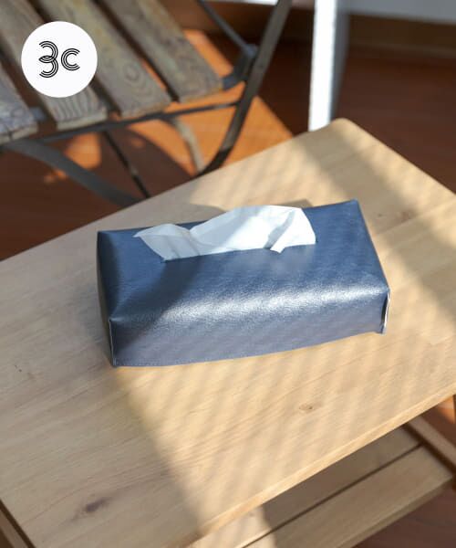＊＊URBAN RESEARCH DOORS / アーバンリサーチ ドアーズ その他雑貨 | 『一部WEB限定カラー』commpost　TISSUE BOX（Navy(WEB限定)）