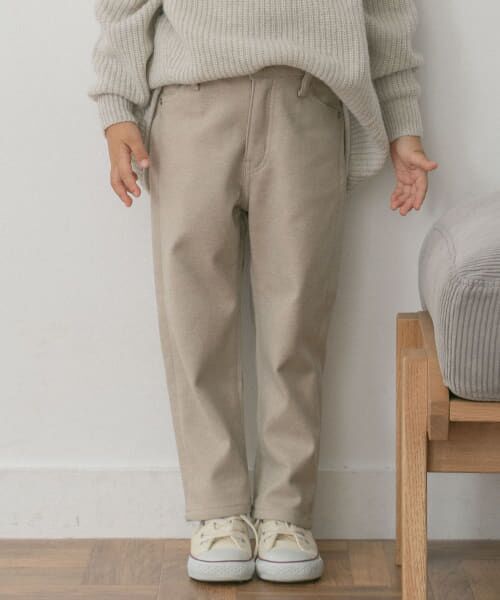 ＊＊URBAN RESEARCH DOORS / アーバンリサーチ ドアーズ その他パンツ | FORK&SPOON　起毛カットパンツ(KIDS)（LIGHTBEIGE）