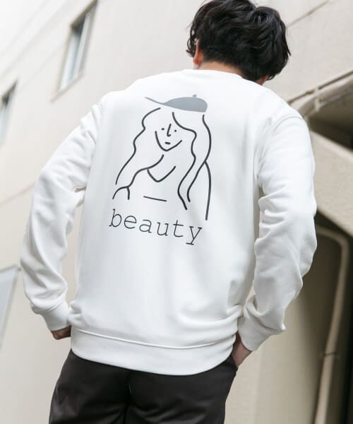 セール】 『別注』modem design×DOORS バックプリントスウェット