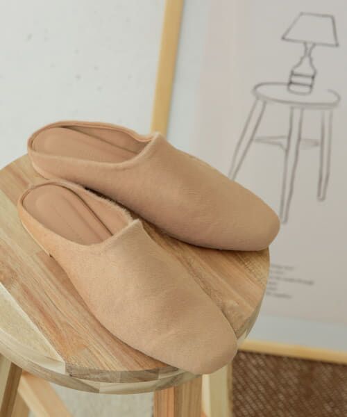 ＊＊URBAN RESEARCH DOORS / アーバンリサーチ ドアーズ サンダル | ハラコスリッパ（L/BEG）