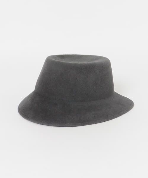 ＊＊URBAN RESEARCH DOORS / アーバンリサーチ ドアーズ ハット | KIJIMA TAKAYUKI　RABBITHAIR FELT BUCKETHAT（CH GRAY）
