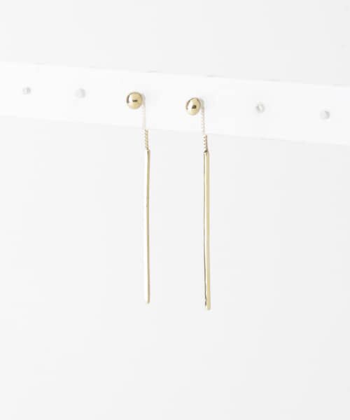 ＊＊URBAN RESEARCH DOORS / アーバンリサーチ ドアーズ ピアス・イヤリング | 『別注』JOE SCHMOE×DOORS　K10GD BallLine Pierce（K10GD）