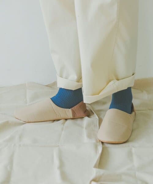 ＊＊URBAN RESEARCH DOORS / アーバンリサーチ ドアーズ その他 | LIVING PRODUCTS　コットンリネンルームシューズ L（ベージュ）