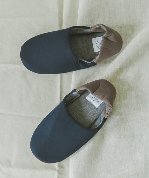 ＊＊URBAN RESEARCH DOORS / アーバンリサーチ ドアーズ その他 | LIVING PRODUCTS　コットンリネンルームシューズ L（ネイビー）
