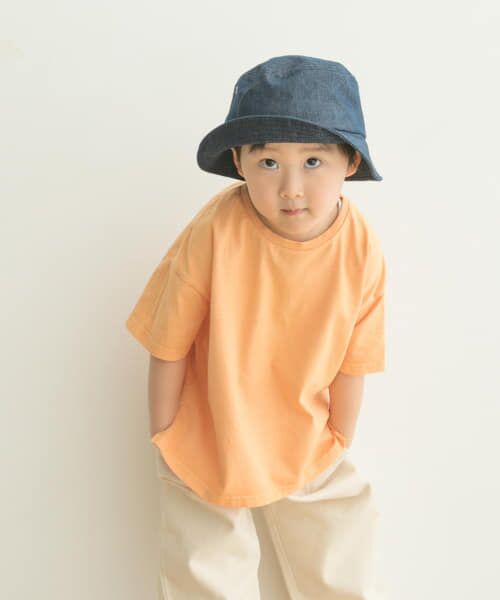 ＊＊URBAN RESEARCH DOORS / アーバンリサーチ ドアーズ トップス | ガーメントダイ半袖Tシャツ(KIDS)（コーラル）