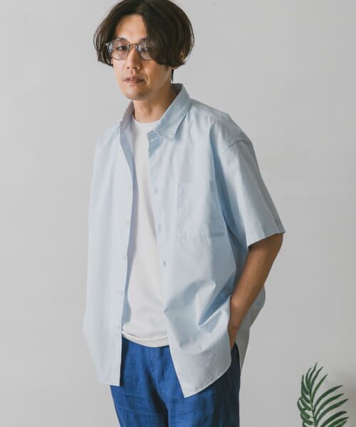【新品、未使用品】テーラーメイド サンド ベージュ ショートスリーブシャツ ショート スリーブ オーバー シャツ | Maison Kitsuné