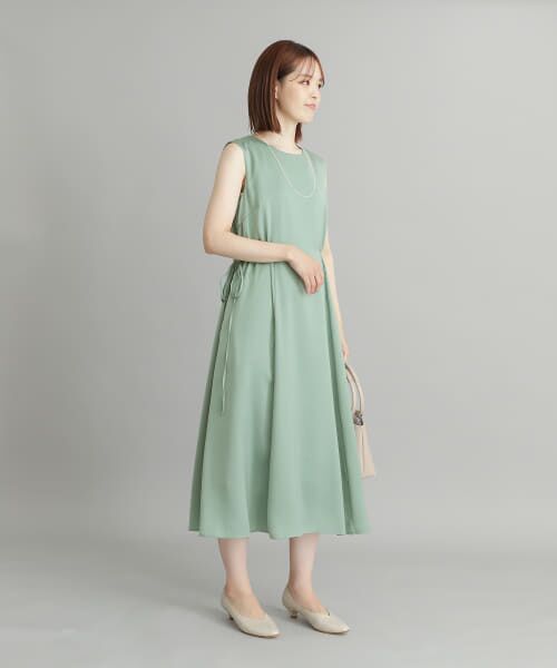 NOEL REUSSIR グリーンカモフラージュワンピース サイズ2 XS-LLsize》マルチウェイニットワンピース【洗濯機洗い可