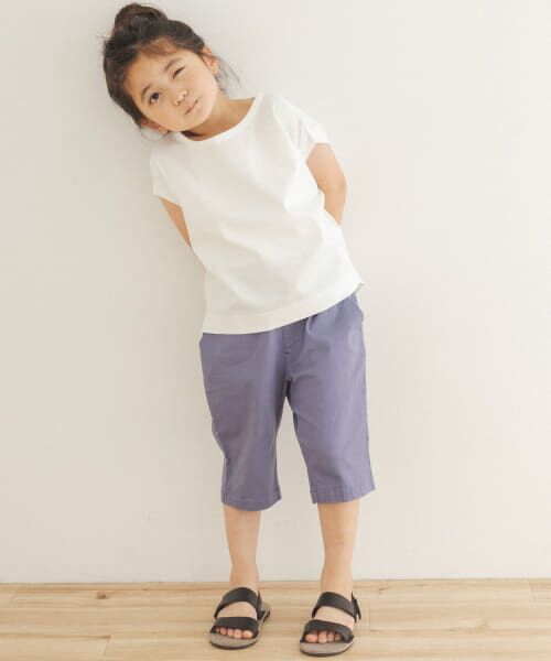 ＊＊URBAN RESEARCH DOORS / アーバンリサーチ ドアーズ その他パンツ | ストレッチショートバナナパンツ(KIDS)（ブルー）