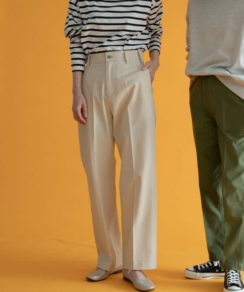 ＊＊URBAN RESEARCH DOORS / アーバンリサーチ ドアーズ その他パンツ | ハイウエストチノパンツ（L.BEIGE）