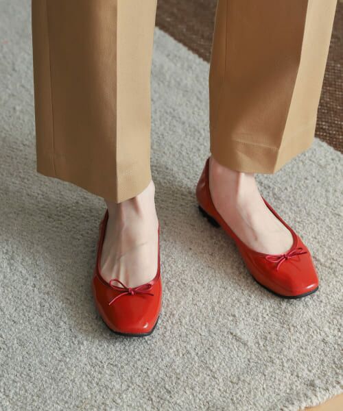 ＊＊URBAN RESEARCH DOORS / アーバンリサーチ ドアーズ バレエシューズ | エナメルバレエシューズ（BRICK）