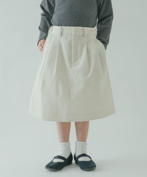 ＊＊URBAN RESEARCH DOORS / アーバンリサーチ ドアーズ パンツ | 『親子リンク』FORK&SPOON　起毛ツイルタックスカート(KIDS)（IVO）