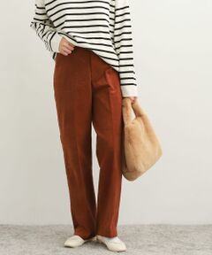 コーデュロイストレートトラウザー