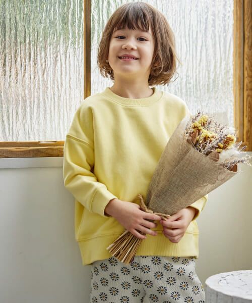 ＊＊URBAN RESEARCH DOORS / アーバンリサーチ ドアーズ トップス | 裏起毛クルーネックスウェット(KIDS)（LEMON）