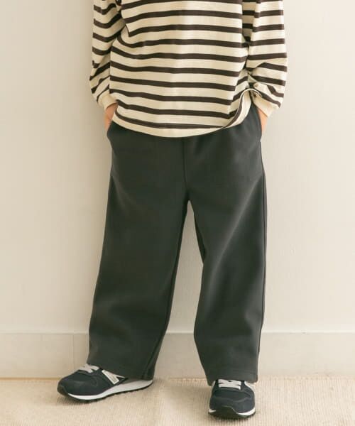 ＊＊URBAN RESEARCH DOORS / アーバンリサーチ ドアーズ その他パンツ | ニットメルトンイージーパンツ(KIDS)（CHARCOAL）