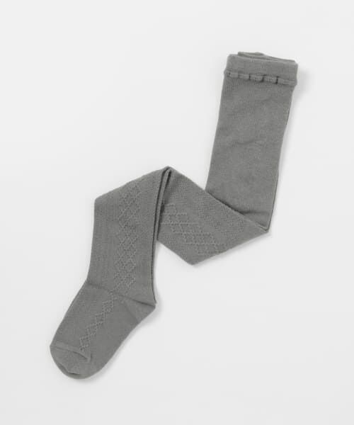 ＊＊URBAN RESEARCH DOORS / アーバンリサーチ ドアーズ 服飾雑貨 | パターンメッシュタイツ(KIDS)（GRAY）