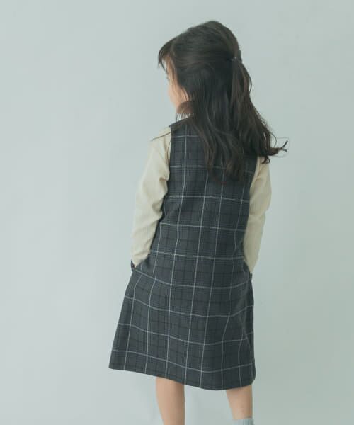 ＊＊URBAN RESEARCH DOORS / アーバンリサーチ ドアーズ ワンピース | 『親子リンク』FORK&SPOON　TRジャンパースカート(KIDS)（GRYCHK）
