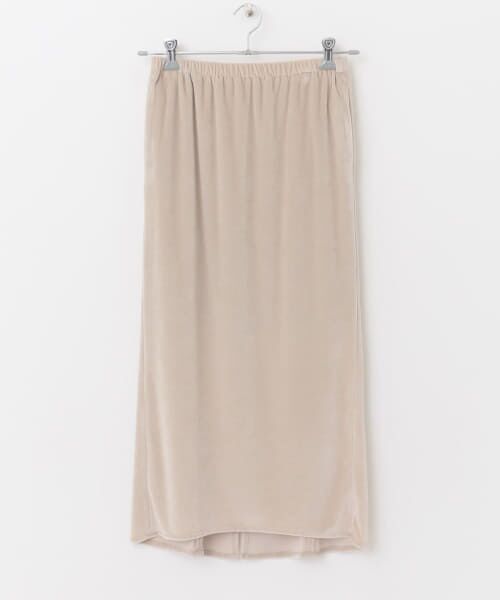 ＊＊URBAN RESEARCH DOORS / アーバンリサーチ ドアーズ スカート | 『別注』Audrey and John Wad×DOORS　ベロアスカート（oys）