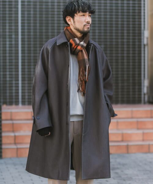 セール】 ニットメルトン バルマカンコート （ステンカラー