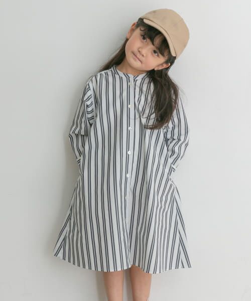 値下げ❗️ OLD ENGLAND liberty リネン　ワンピース セール】 リバティプリントAラインシャツワンピ （ロング