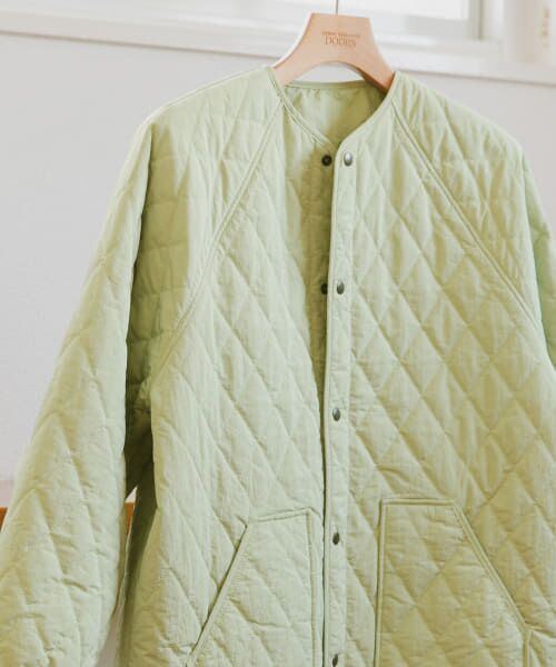 ＊＊URBAN RESEARCH DOORS / アーバンリサーチ ドアーズ ダウンジャケット・ベスト | カポックキルトジャケット（KHAKI）