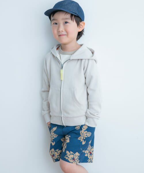 ＊＊URBAN RESEARCH DOORS / アーバンリサーチ ドアーズ トップス | 裏毛ジップパーカー(KIDS)（GREGE）