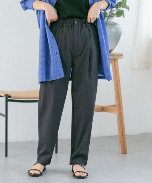 ＊＊URBAN RESEARCH DOORS / アーバンリサーチ ドアーズ その他パンツ | FORK&SPOON　クールタッチイージーパンツ（INKBLACK）