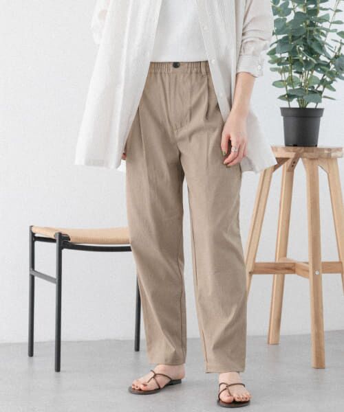 ＊＊URBAN RESEARCH DOORS / アーバンリサーチ ドアーズ その他パンツ | FORK&SPOON　クールタッチイージーパンツ（BEIGE）