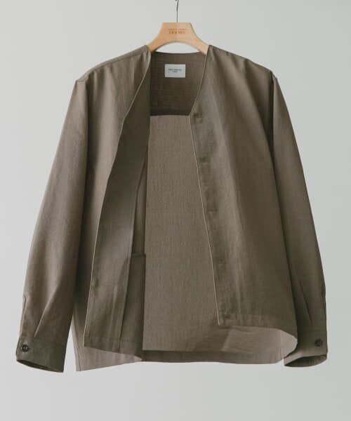 ＊＊URBAN RESEARCH DOORS / アーバンリサーチ ドアーズ その他アウター | 『セットアップ対応』『UR TECH DRYLUXE』イージーケアノーカラージャケット（TAUPE）