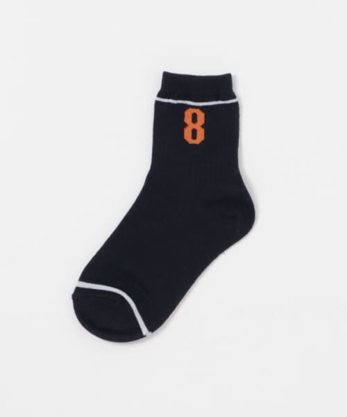 ＊＊URBAN RESEARCH DOORS / アーバンリサーチ ドアーズ 服飾雑貨 | ナンバリングリブソックス(KIDS)（NAVY）