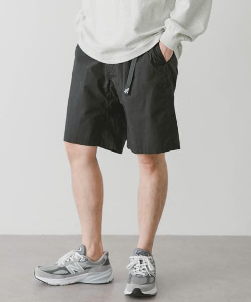 ＊＊URBAN RESEARCH DOORS / アーバンリサーチ ドアーズ ショート・ハーフ・半端丈パンツ | 『別注』GRAMICCI　STRETCH WEATHER SHORT（INK BLACK）