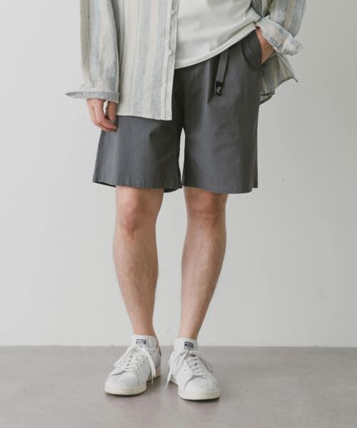 ＊＊URBAN RESEARCH DOORS / アーバンリサーチ ドアーズ ショート・ハーフ・半端丈パンツ | 『別注』GRAMICCI　STRETCH WEATHER SHORT（CHARCOAL）